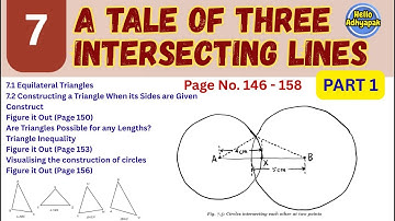 A Tale of Three Intersecting Lines | Class 7 Math chapter 7 | Part 1 #ganitaprakash #helloadhyapak