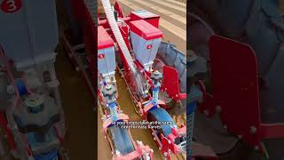 Tired of hand sowing? Pneumatic seeder saves seeds & works fast!#agriculture #factory #machine