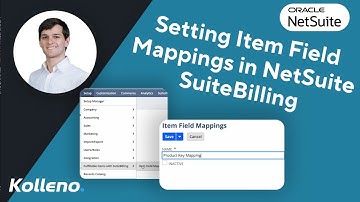 NetSuite Tutorial | Setting Item Field Mappings in NetSuite SuiteBilling
