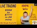 Hurrah!!! Millionaire Traders Best Simple Strategy  Live Trading  Parabolic SAR Binary Options Iq