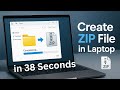 How To Create Zip File in Laptop ( 2025 ) - Step by Step