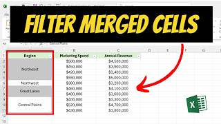 How To Filter With Merged Cells In Excel