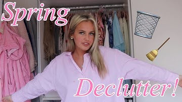 Spring Wardrobe Declutter!🗑️*Clearout My Life With Me*🧹❤️‍🩹