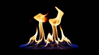 🔥 Mesmerizing Blue Flame on Black Background | Ultra Realistic Fire Wallpaper in 4K