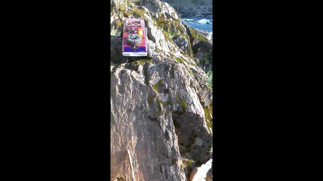 Scale Run with BPC Chassis SCX 10 @ American River
