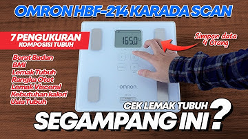 Cara Ukur Kadar Lemak Tubuh dengan OMRON HBF 214