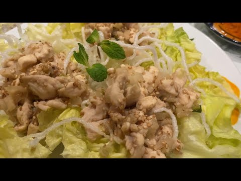 Video Gà Cuộn Xà Lách - Chicken Lettuce Wraps Ăn 5 Ngày... - youtube
