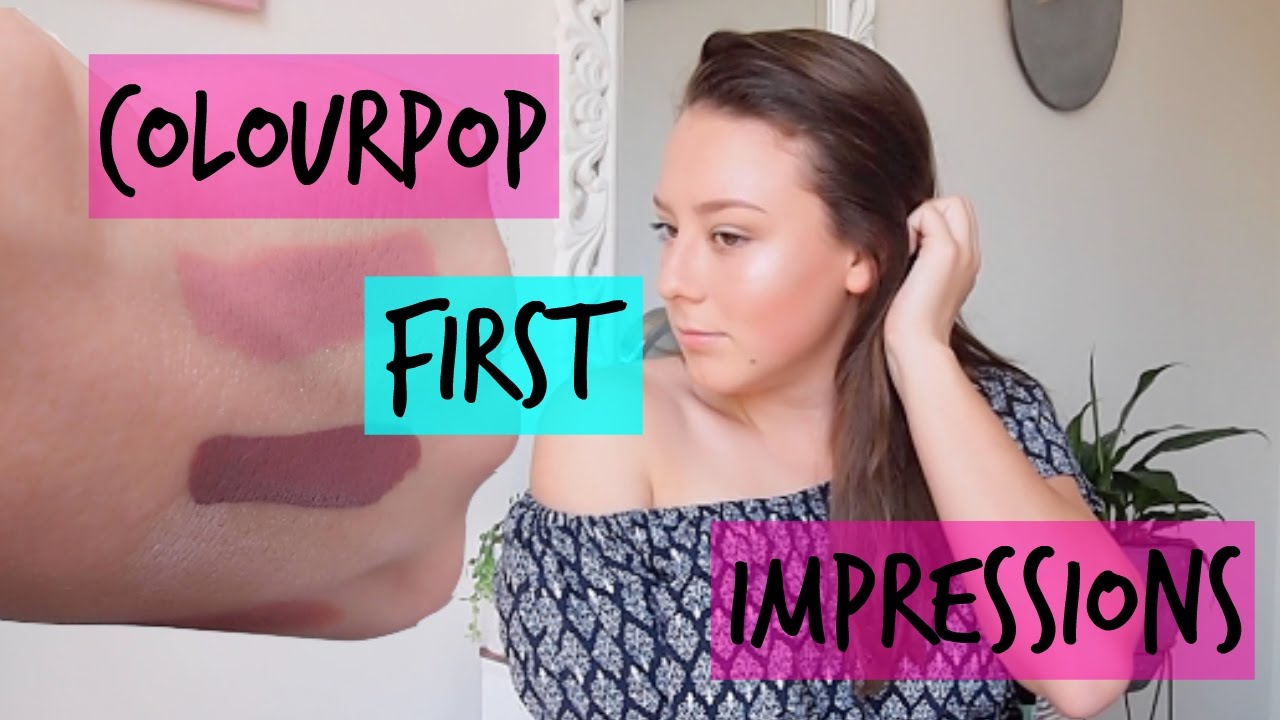 Colourpop First Impression & Swatches | talithabelle