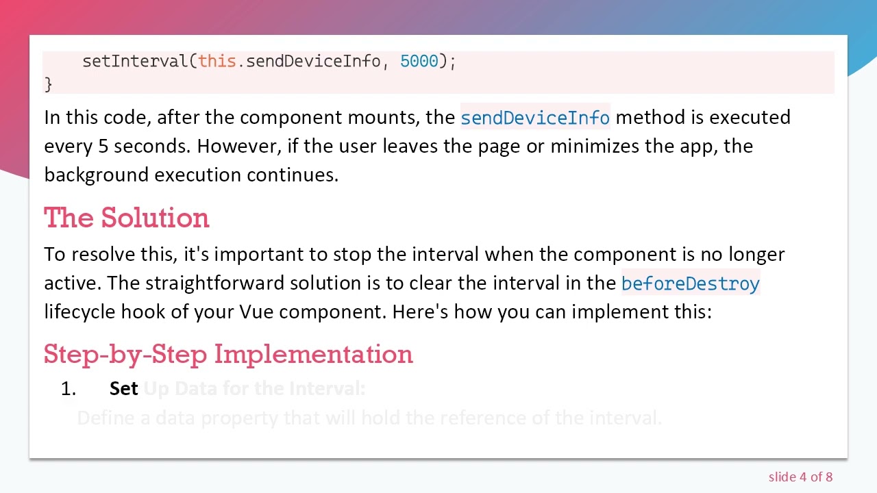 How to Stop Code Execution in Inactive Nativescript Vue Components