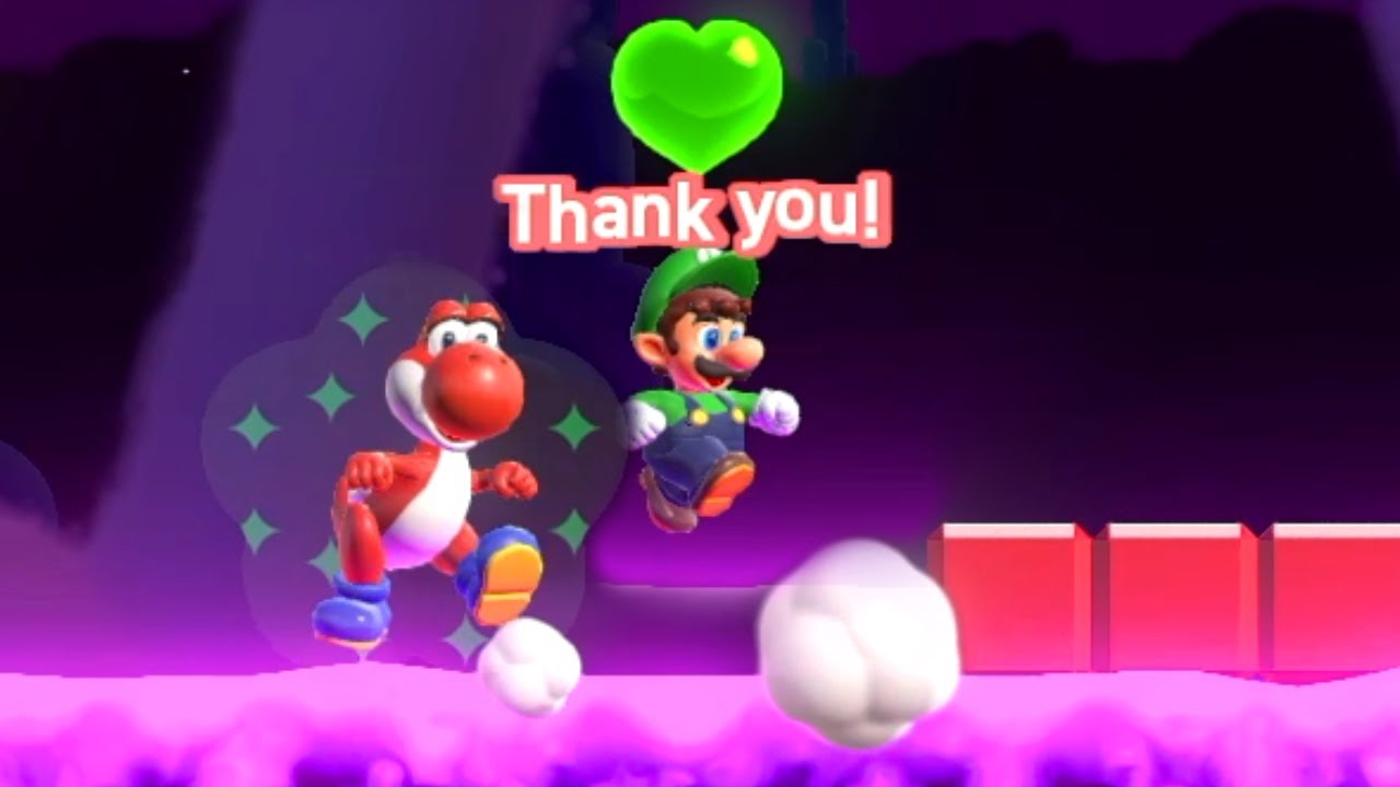 Super Mario Bros. Wonder - 100% Walkthrough Part 8 Gameplay - Fluff-Puff Peaks Special Climb to Beat