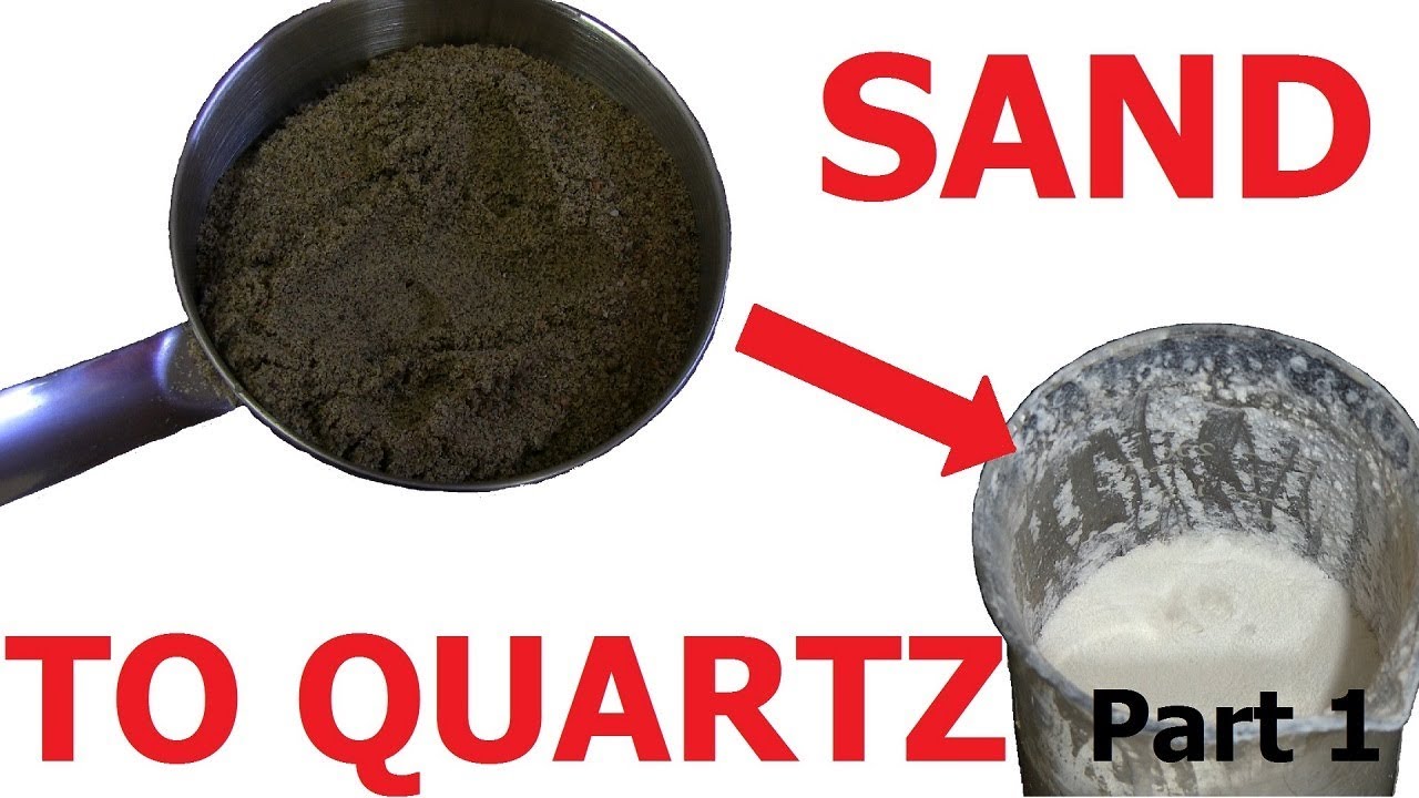 From sand to pure silicon dioxide part 1 - YouTube