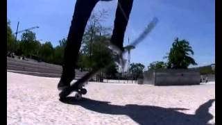 Guitar Skate - Hugo Liard Skating A Guitar Feat. Custom77 Guitars & Antiz Skatebords