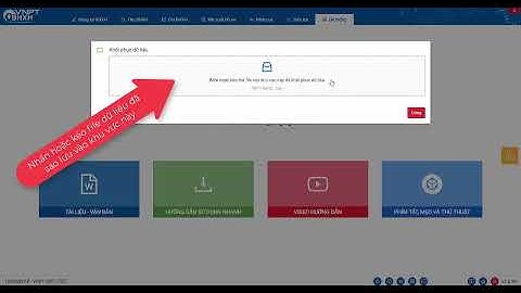 Hướng dẫn khôi phục dữ liệu bhxh vnpt