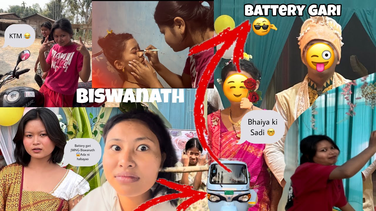 Battery gari se sida BISWANATH😱😆oh my god wala feel 🤓😆 || finally bhai ka Sadi me punch Gaya aram se