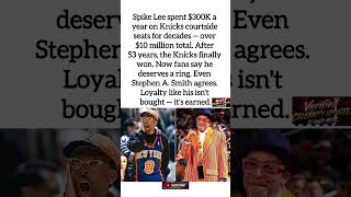 Spike Lee Deserves a Ring? Knicks Win First Title in 53 Years — Fans Are DEMANDING It 😳 #shorts