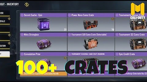 OPENING MORE THEN 100 CRATES!! COD MOBILE