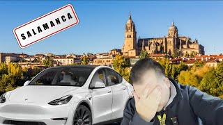 Me quedo SIN BATERIA en mi TESLA | VIAJE a SALAMANCA.