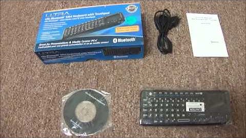 Ultra Mini Wireless Bluetooth Backlit Touchpad Keyboard