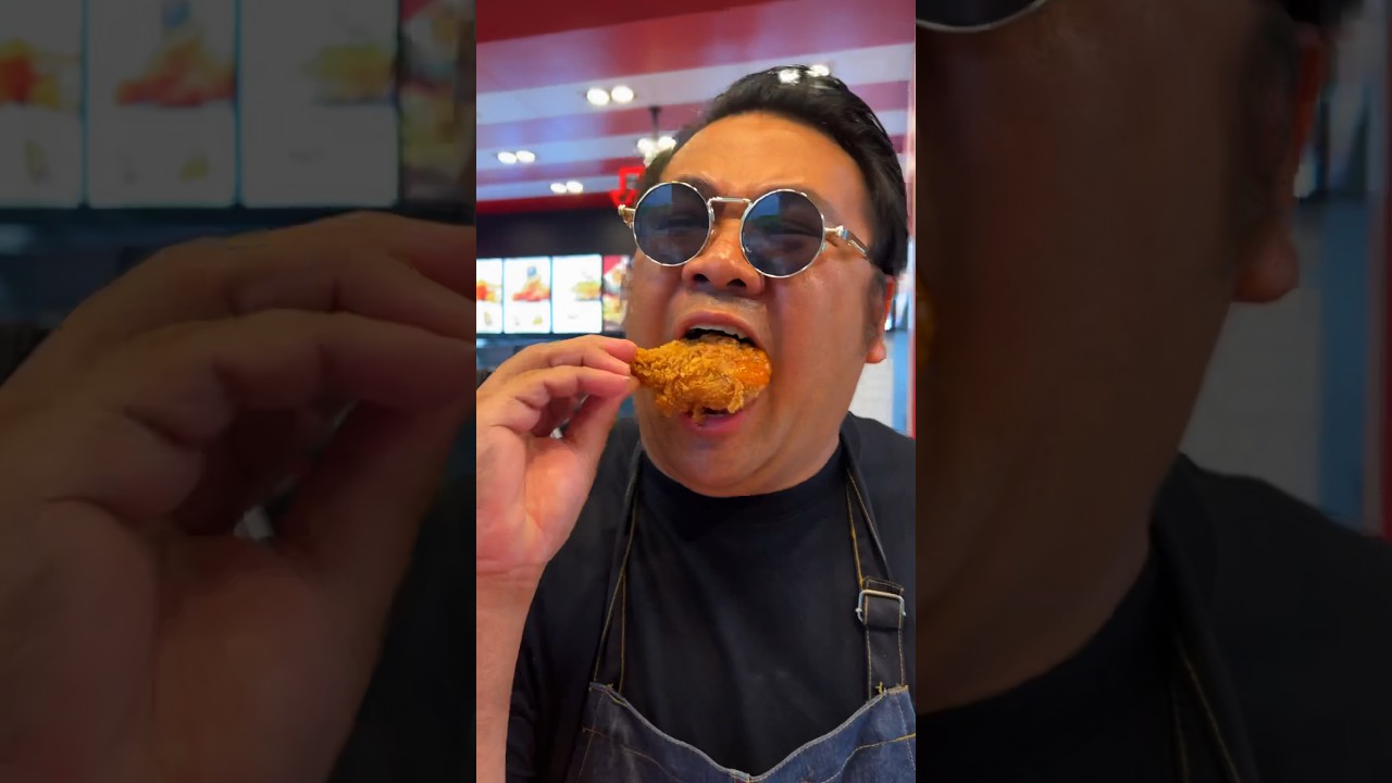 กิน KFC ครั้งแรก VS ตอนนี้ปัจุบัน #shorts  #กินกับshorts