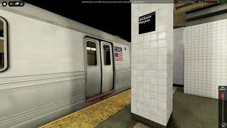 Pullman Standard R46 (R) Train at Jackson Heights-Roosevelt Avenue (MTAoR)