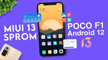 🎮Install MIUI 13 SPRom Android 12 for POCO F1 | MIUI 13 Control Center | New MIUI 13 Widgets