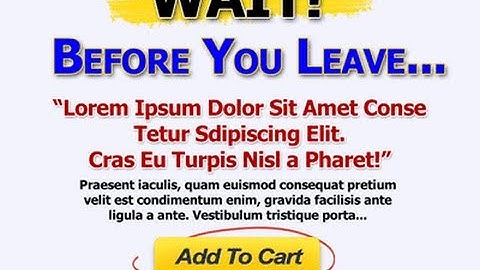 How To Build Your Email List With Exit Popups