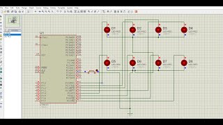 how to read input in 8051 using one push button tutorial 2