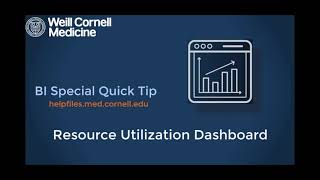 Special BI Quick Tip: Resource Utilization Dashboard