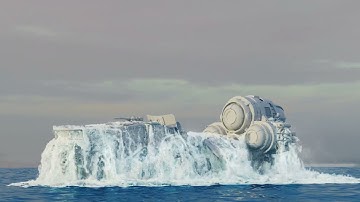 Maya: Test SpaceShip Bifrost-RedshiftRender