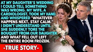 At My Daughter's Wedding, I Noticed She Was Trembling With Fear. Then My Wife, A Cardiologist, Gr...