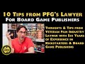 10 Tips from PFG's Lawyer for Board Game Publishers