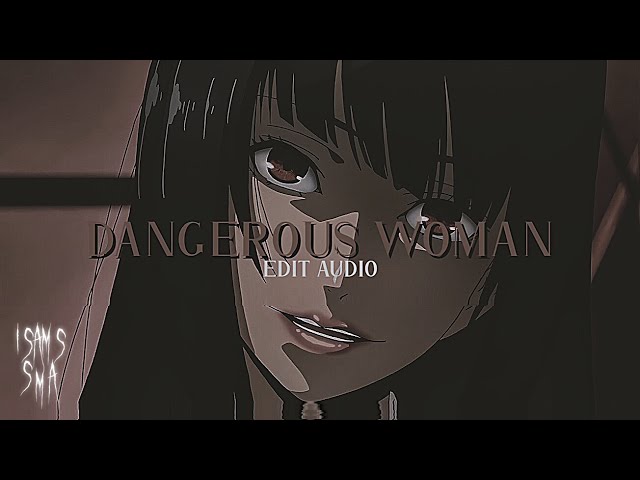 ariana grande - dangerous woman // edit audio (rock ver.) class=