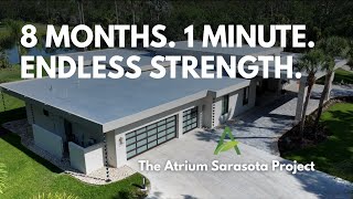 From Foundation to Finish — 8 Months of Construction in 1 Minute | Atrium Sarasota Project