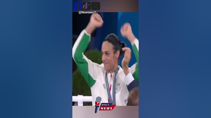 🇩🇿👏 حفل تتويج تاريخي للبطلة الجزائرية إيماني خليف
