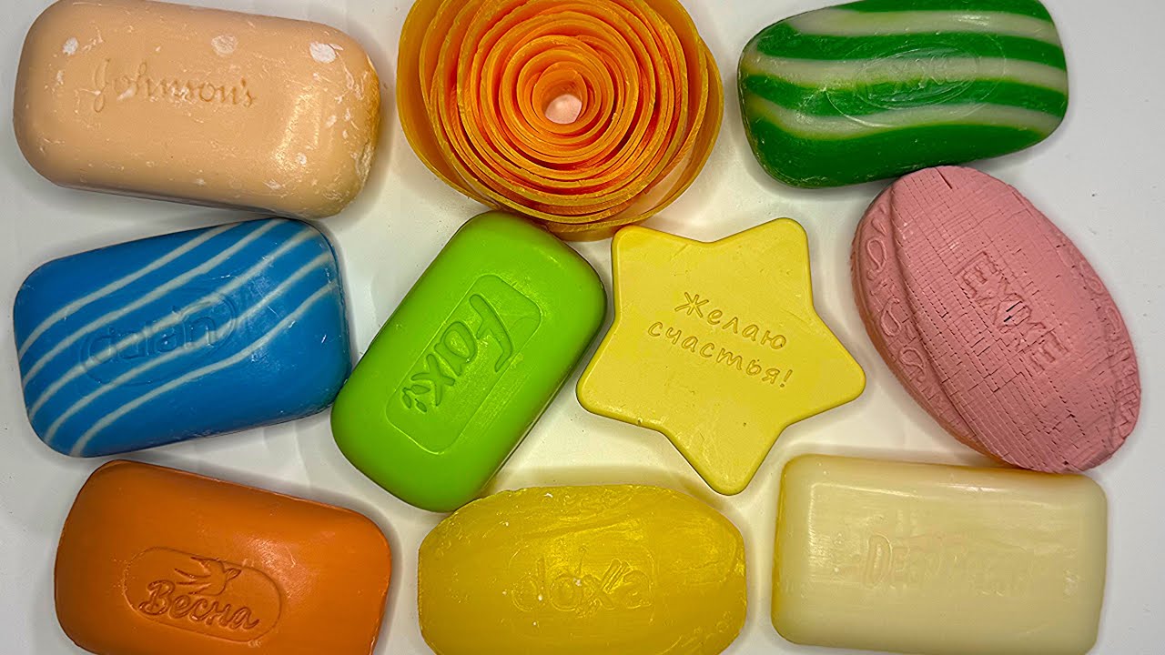 2X Asmr Soap Cutting / Soap cubes / Soap Roses / Relaxing Sounds / Asmr No Talking