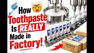 How Toothpaste Is Made in Factory | Satisfying Manufacturing Process 🪥
