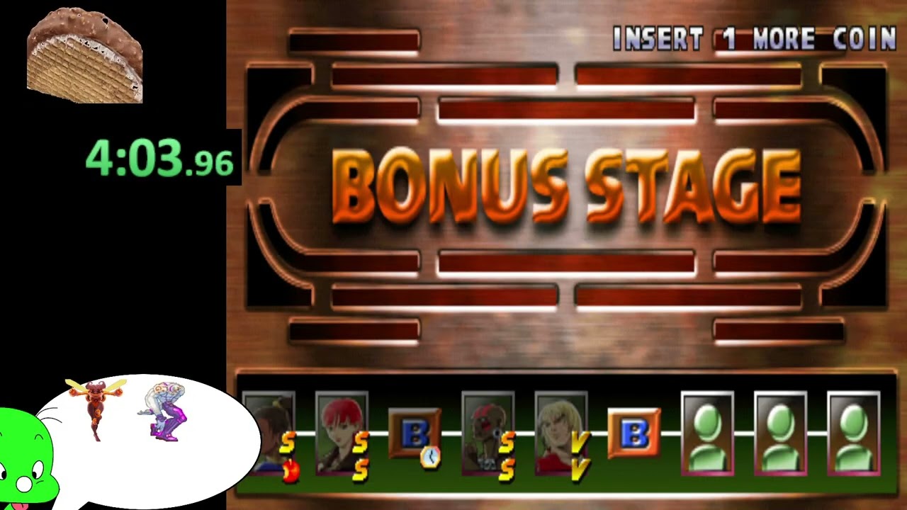 Street Fighter EX2+ arcade hardest difficulty speedrun world record 7:29.09