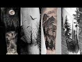 Men Forest Tattoos Sleeve Design | Forest Arm Tattoo Sleeve Design | Most Attractive Forest Tattoo