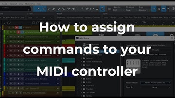 Assign Commands to MIDI Controllers in Studio One | PreSonus Studio One Tutorial