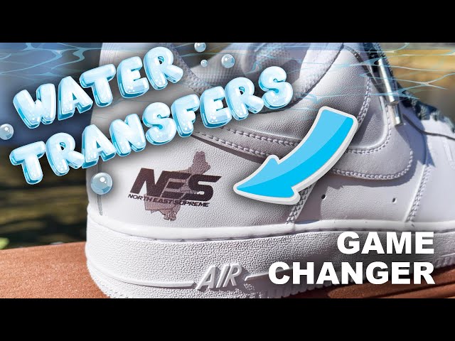 Easily Add Logos & Graphics to your Sneakers with Water Transfer