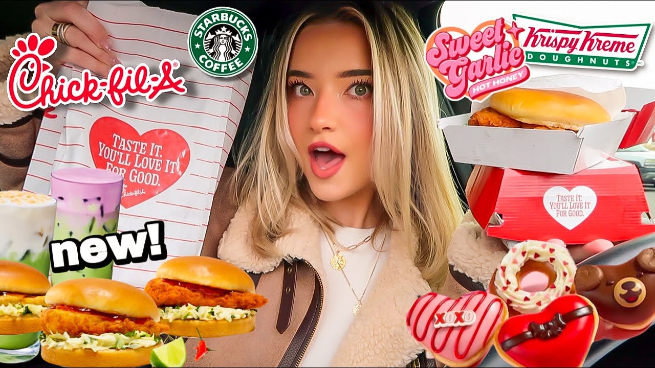 Eating NEW Fast Food Items For 24 HOURS! (Chick-fil-a new test market items?!)