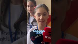 Fatih İmam Hatip ortaokulu bilim fuarından