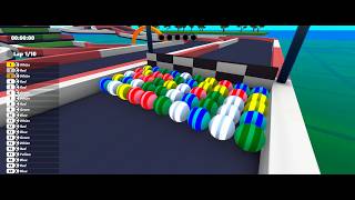 50 Marbles in 5 Colors Racing
