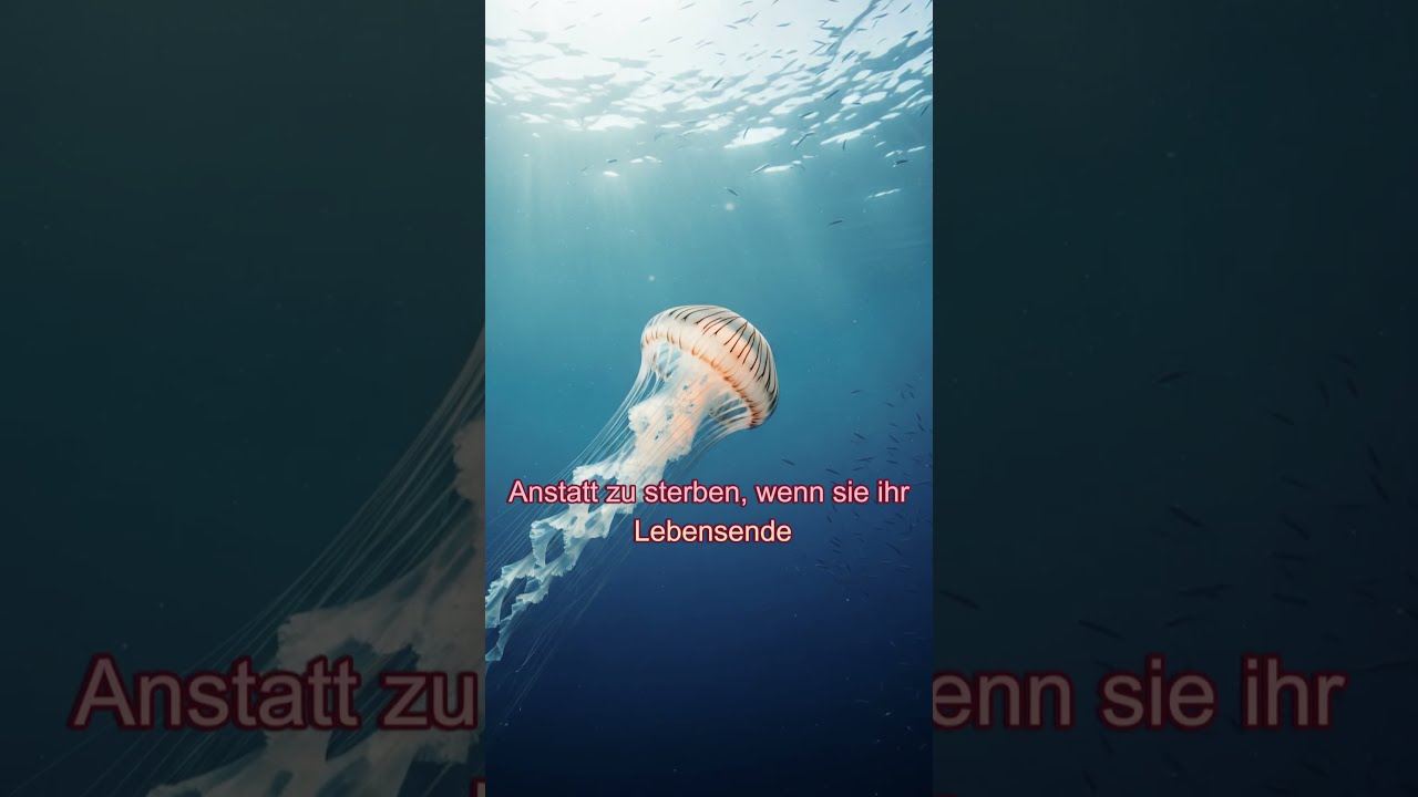 Dieses Tier stirbt NIEMALS! ???? Das Geheimnis der unsterblichen Qualle #fakten #natur #biologie #doku