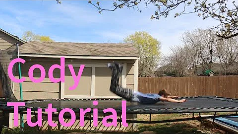 How to do a CODY on Trampoline! (Tutorials Week #2)