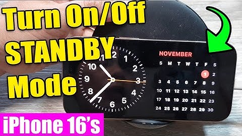 📱iPhone 16/16 Pro Max: How to Turn On/Off STANDBY Mode