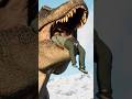 ティラノサウルスがおじさんを食べてしまった/Tyrannosaurus ate the old man!  #dinosaur