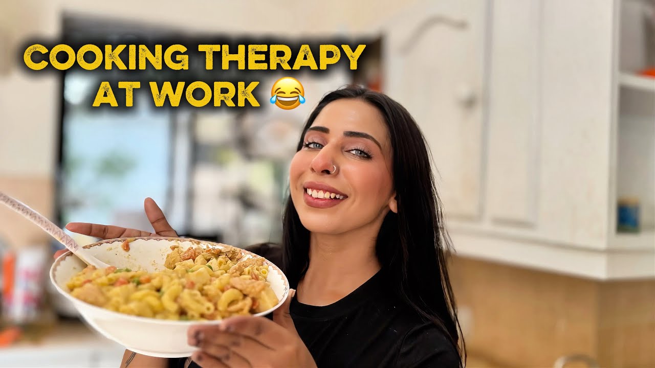 Workday Kitchen Cooking Macaroni in the Office Kitchen 🍝 | Workday Vlog - YouTube