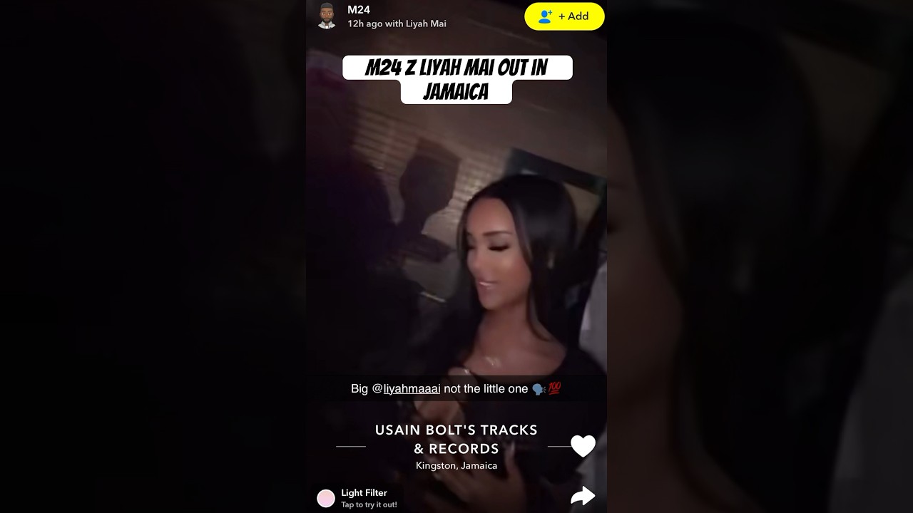 M24 & Liyah Mai Out In Jamaica Partying 