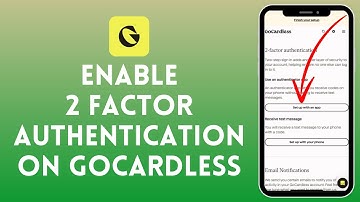 How to Enable 2 Factor Authentication on GoCardless (2024) | Turn On 2FA on GoCardLess